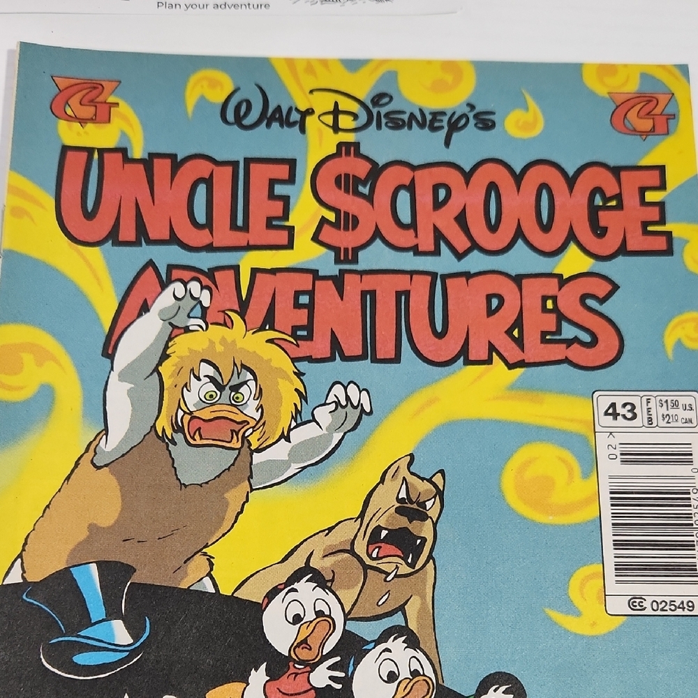 The comic book shown is Walt Disney's Comics and Stories #564, from October 1991